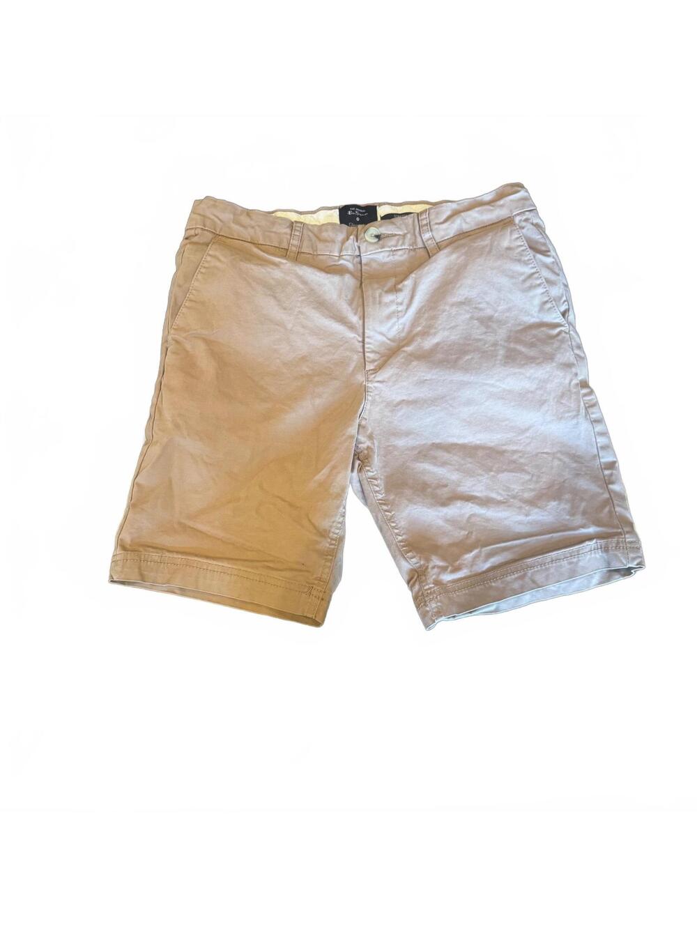 Ben Sherman Classic Fit Stretch Fit Khaki Shorts Size 32W